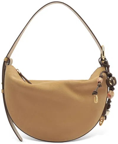 Arezzo Simone Medium Suede Shoulder Handbag