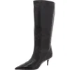 Arezzo Skye Womens Zipper Knee-high Boots In Black