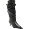 Arezzo Skyler Pointed Toe Boot In Black