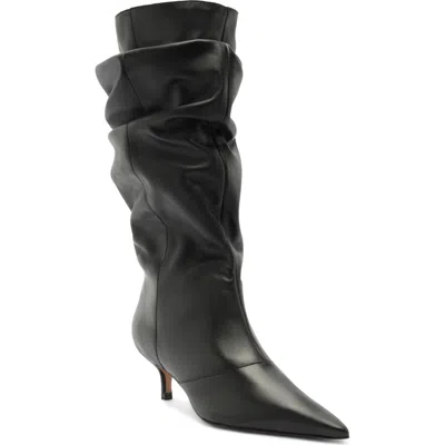 Arezzo Skyler Pointed Toe Boot In Black