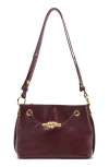 Arezzo Small Daphne Leather Crossbody Bag In Fresh Ruby