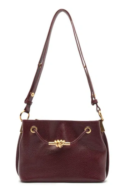 Arezzo Small Daphne Leather Crossbody Bag In Fresh Ruby