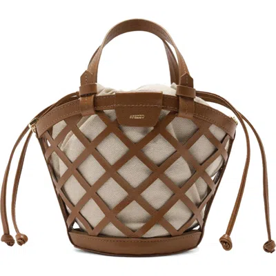 Arezzo Small Petra Leather Bucket Bag