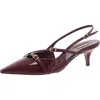 Arezzo Tiffany Mid Stiletto Pump Womens Pointed Toe Stiletto Slingback Heels In Multi