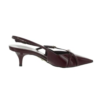 Arezzo Tiffany Womens Criss-cross Manmade Slingback Heels In Multi