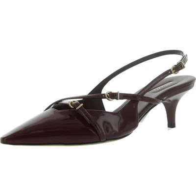 Arezzo Tiffany Womens Patent Strappy Slingback Heels In Multi