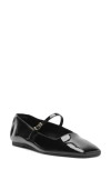 Arezzo Tori Mary Jane Flat In Animal Print