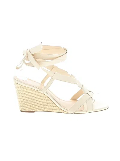 Pre-owned Arezzo Wedges In Ivory