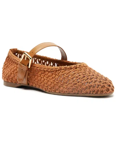 Arezzo Women's Abby Woven Ballet Flats In Jungle Nut