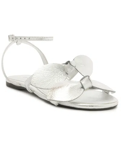 Arezzo Women's Adalyn Bows Flat Sandals In Silver