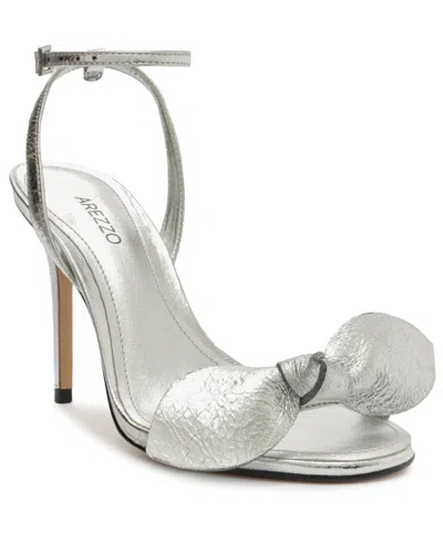 Arezzo Women's Alaia High Stiletto Sandals In Silver