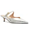 Arezzo Women's Annabelle Low Stiletto Mules In Silver