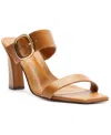 Arezzo Women's Beverly Mid Block Sandal In Brown