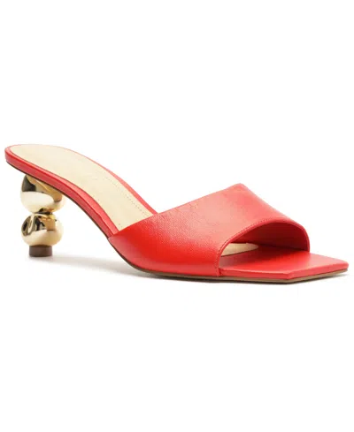 Arezzo Women's Blair Mid Stiletto Sandals In Red