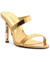 Arezzo Brooke High Stiletto Sandal In Gold