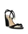 Arezzo Women's Camila High Block Heel Sandals In Black