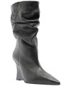 Arezzo Cara Wedge Bootie In Black