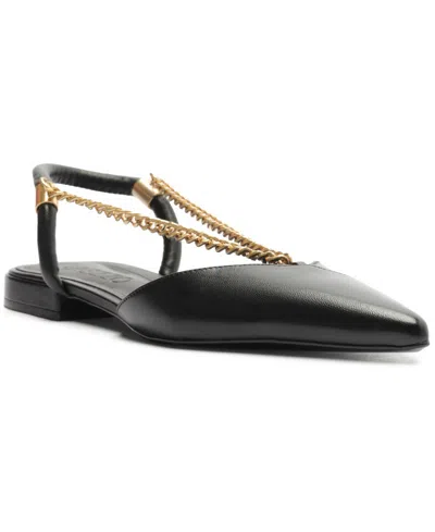 Arezzo Women's Charli Elastic Closure Ballet Flats In Black