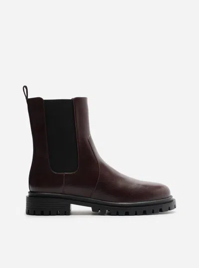 Arezzo Women's Chelsea Leather Boots In Brown