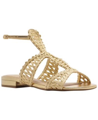 Arezzo Women's Ciara Round Toe Flat Sandals In Neutral