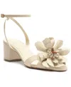 Arezzo Women's Daisy Round Toe Dress Sandals In Panacota