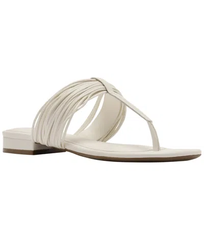 Arezzo Women's Elani Round Toe Flat Sandals In Neutral