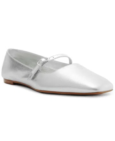 Arezzo Women's Erin Ballet Flat In Silver