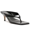 Arezzo Gia Mid Flip Flop In Black