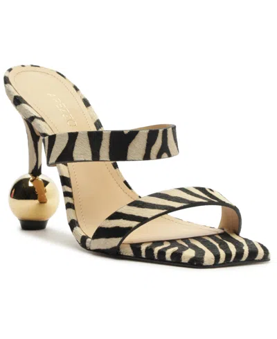 AREZZO WOMEN'S GIANNA HIGH GEOMETRIC SLIP-ON SANDALS