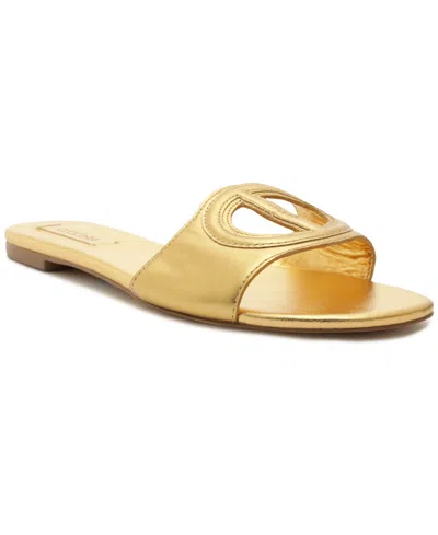 Arezzo Women's Gwen Flat Sandals In Gold