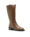 Arezzo Women's Hadley Low Block Heel Boots In Brown