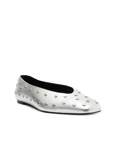 Arezzo Women's Hayden Ballet Flats In Silver