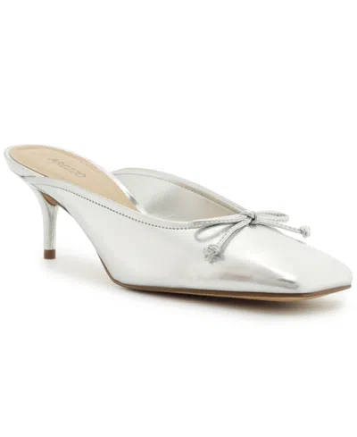 Arezzo Women's Jordyn Low Stiletto Mules In Silver