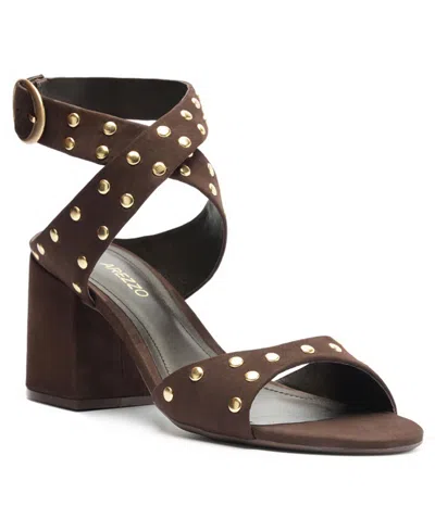 AREZZO WOMEN'S KARA ROUND TOE DRESS SANDALS