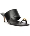 Arezzo Kendall Mid Slide Sandal In Black