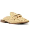 Arezzo Women's Laila Round Toe Mules In Natural