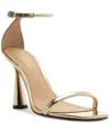 Arezzo Lea Ankle Strap Sandal In Gold