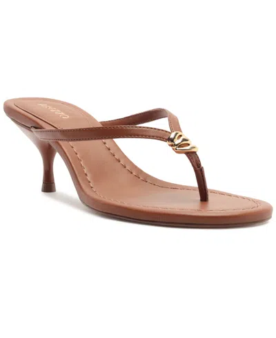 Arezzo Women's Lia Slip-on Low Stiletto Sandals In Multi