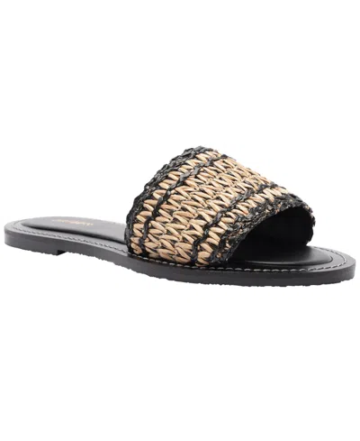 Arezzo Women's Liz Round Toe Flat Sandals In Multi