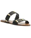 Arezzo Lyra Slide Sandal In Black