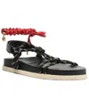 Arezzo Women's Miranda Round Toe Sandals In Black