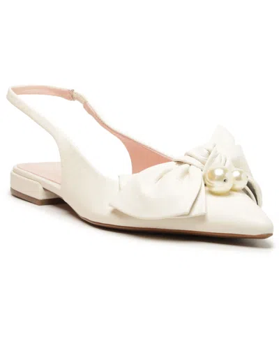 Arezzo Women's Mother Of Pearl Ballet Flats In Cream White