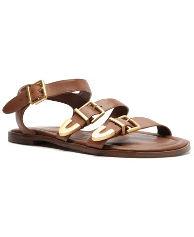 Arezzo Women's Paige Flat Sandals In Coffee