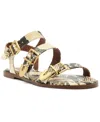 Arezzo Women's Paige Flat Sandals In Snake