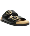 Arezzo Women's Palmer Footbed Sandals In Black