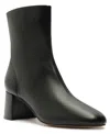 Arezzo Womens Block Heel Man Made Ankle Boots In Black