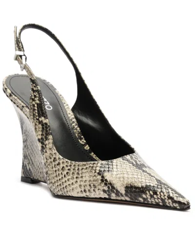 AREZZO WOMEN'S ROWEN SLINGBACK WEDGE PUMPS