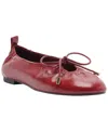 Arezzo Shae Ballet Flat In Red
