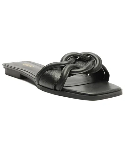 Arezzo Women's Sloane Flat Sandals In Black