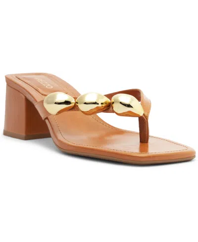Arezzo Women's Sunny Mid-block Sandals In Jungle Nut